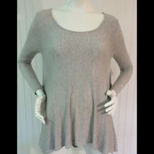 Anthropologie top by Kimchi & Blue gray sz XS